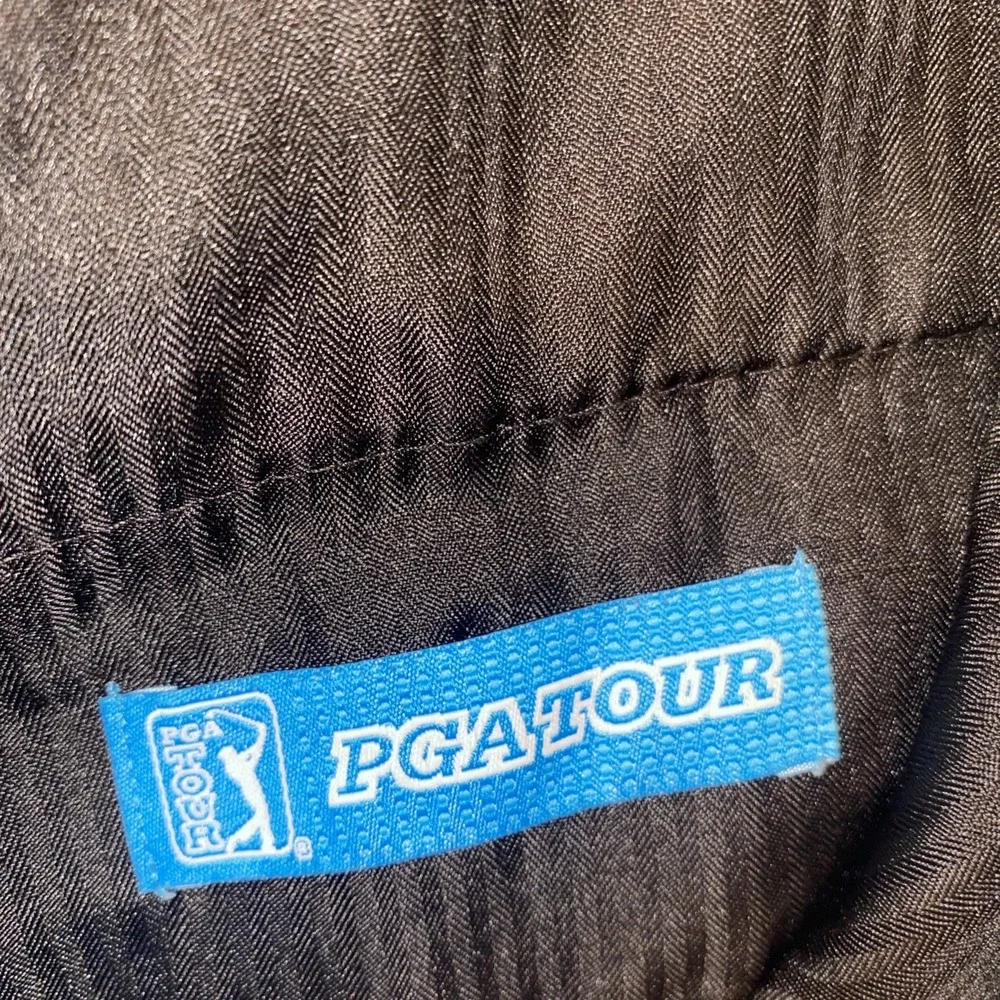 PGA TOUR Men's Black Golf Shorts Size 40 Performance‎ Pleated Front 9.5